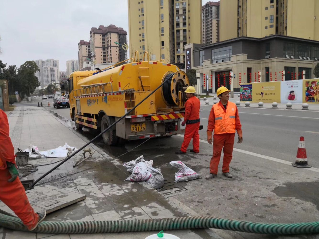 泸州排污管道清淤-管道清洗